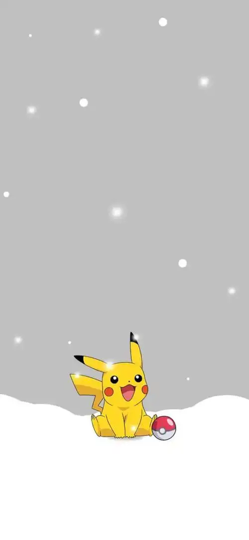 可爱哒超萌哒皮卡丘壁纸手机聊天背景