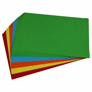 林芳400克总重a4长方形彩色折纸剪纸 材料卡纸