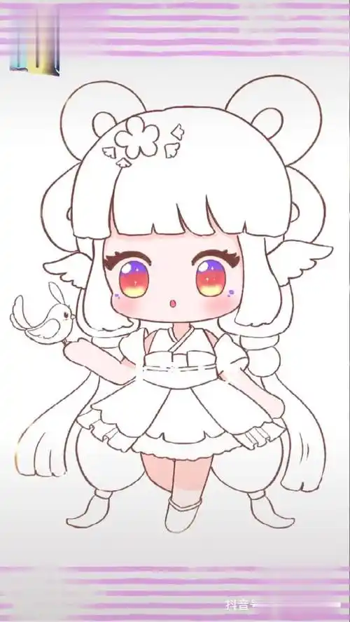 迷你世界 莺初画画过程 绘画过程 画迷你世界皮肤 迷你世界莺初-教育