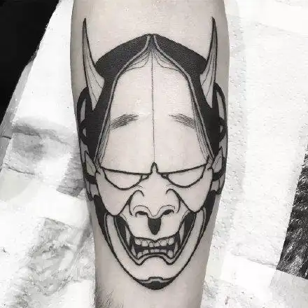 日系暗黑风日系鬼怪纹身图案4