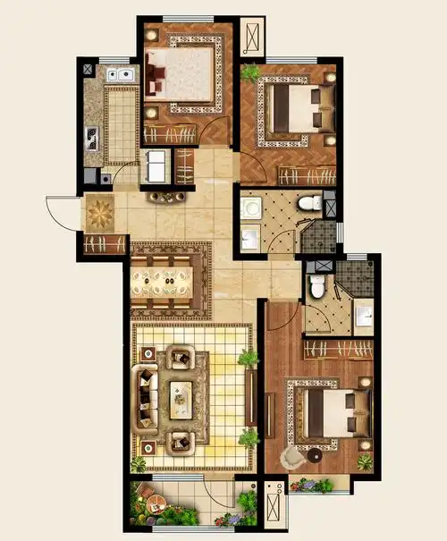 渭南富力城户型图