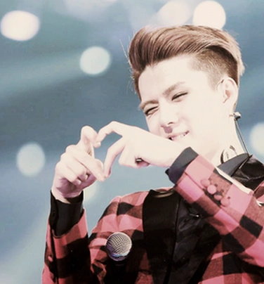 图exo爱心手势图片大全刘德华为其颁奖