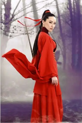 新款东方不败演出服唐装古装服装大侠剑客女汉莫愁民族服装