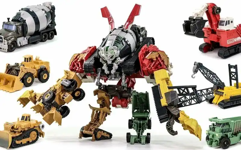 【变形金刚】电影大力神模型合体!_哔哩哔哩_bilibili