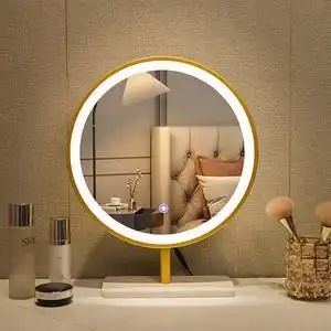 化妆镜镜子台式圆形图片