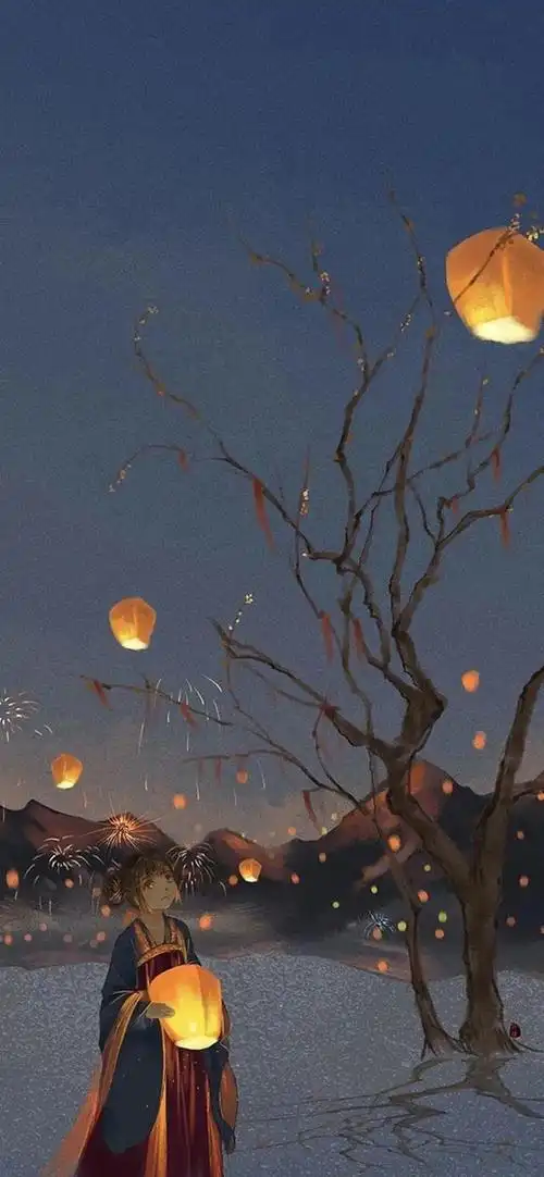 古风高清风景壁纸推荐:时间不长,也不难讲,短短一句,相识一场