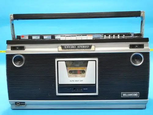 古董 民俗 老物件 二手收录机 英国威廉姆斯录音机 橱窗 电影道具