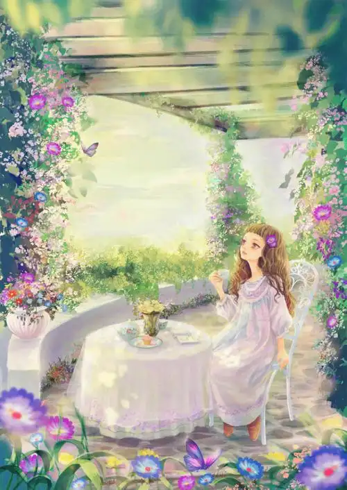 素锦.ps.封面.底图.素材.场景.少女.花卉.花… - 堆糖,美图壁纸兴趣社