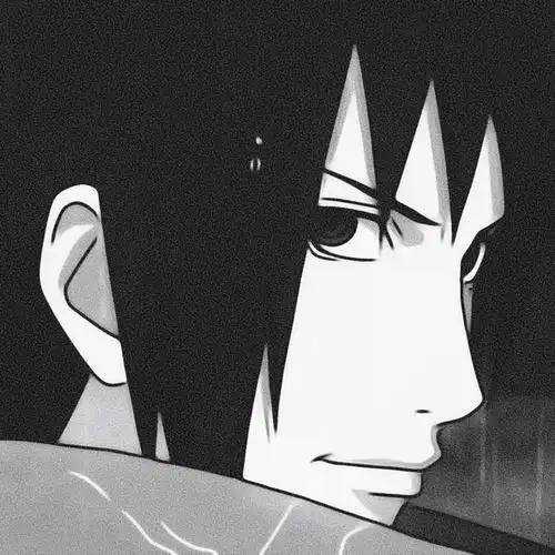 火影忍者,宇智波佐助帅气头像,二柱子支柱之影