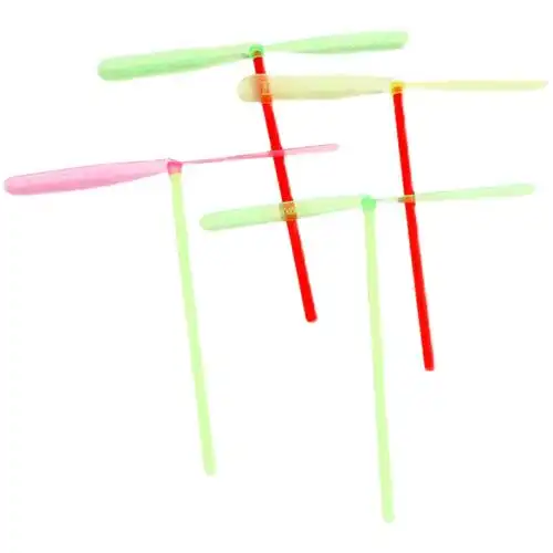 竹蜻蜓手搓飞天仙子益智玩具80后怀旧双飞儿童户外幼儿园礼物地摊