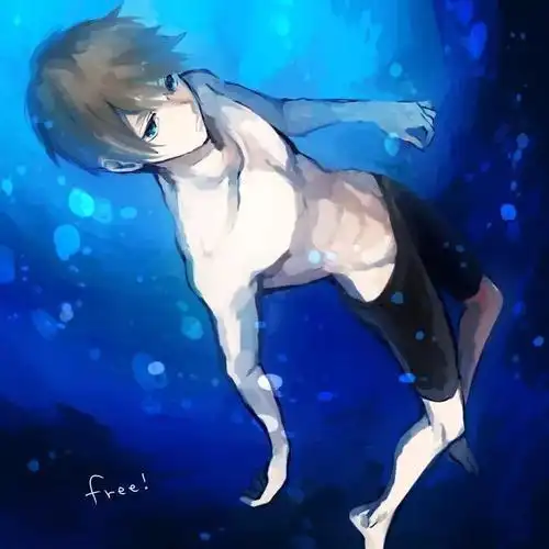 壁纸哇八块腹肌男努力睁大双眼数一数