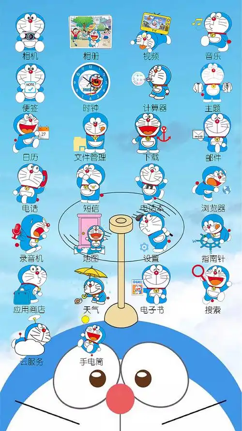 "哆啦a梦"手机主题
