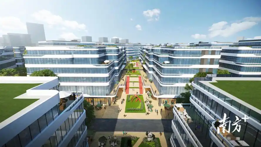 深圳科技园佛山科创园效果图.(佛山西站建设管理局供图)