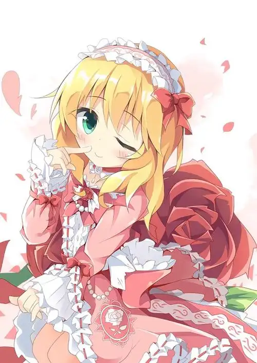 134 二次元 动漫 美图 小清新 超有爱 萌萌哒 少女 高清 壁纸 暖色系