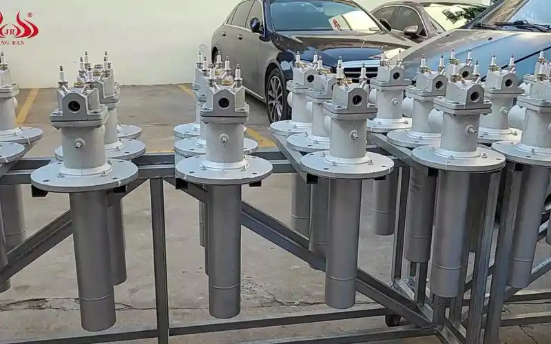 加热炉步进炉烧嘴燃烧机配件燃气150kw铸铁烧嘴应用广东精燃