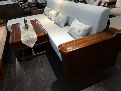 杏田家具实木沙发