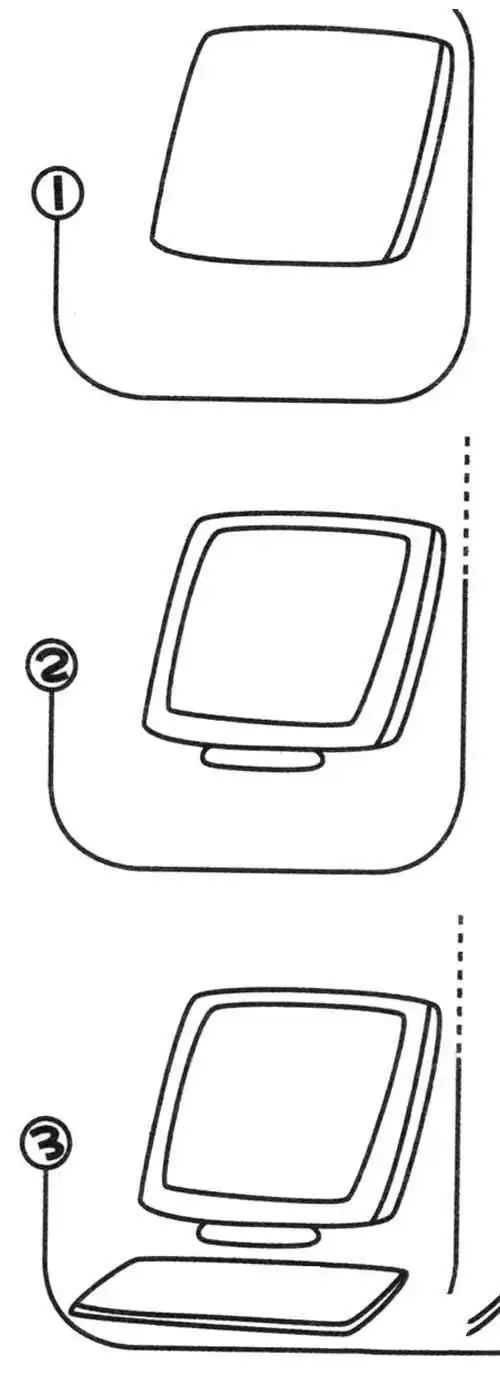 幼儿园关于电脑的简笔画画法分解图大全如何画电脑