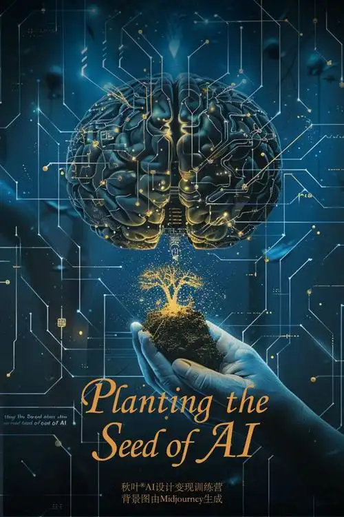 太惊艳了给朋友分享了这3张ai植树节海报我朋友圈直接炸了