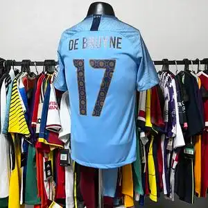 曼城1819赛季主场球迷版球衣连德布劳内中国新年限量版印字