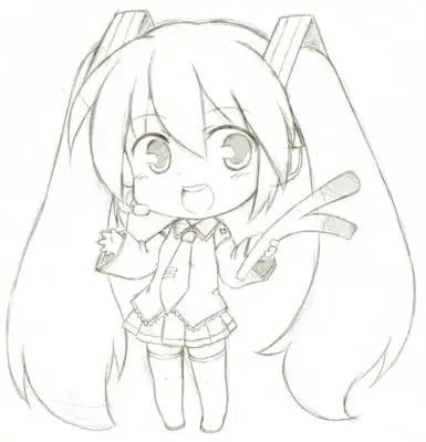 q版动漫人物二次元简笔画