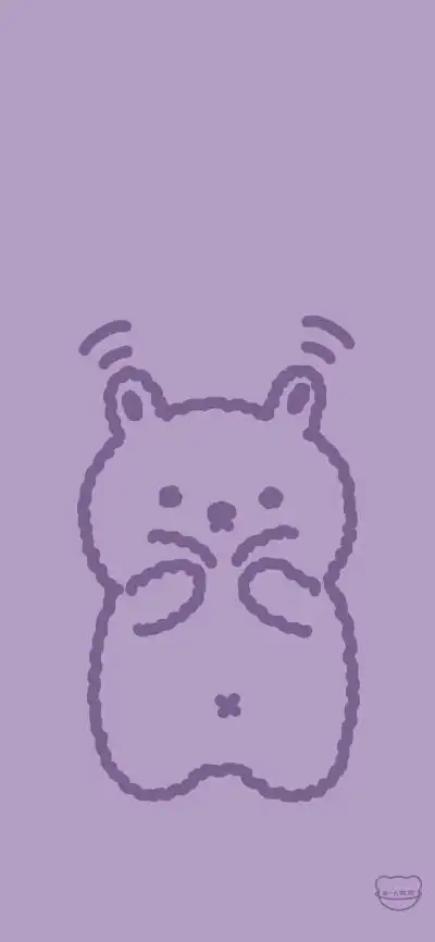 紫色少女心卡通