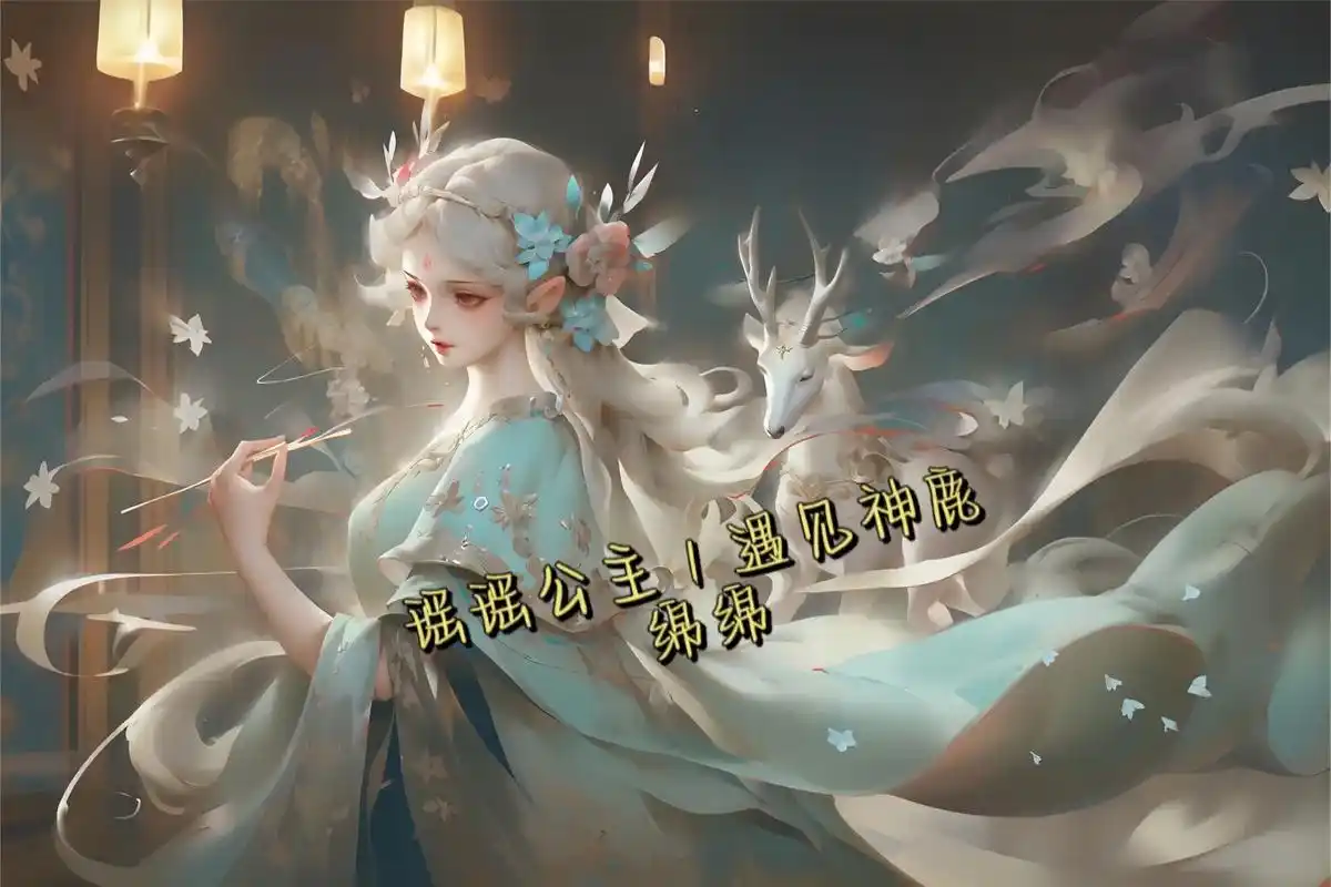 瑶瑶公主遇见神鹿#瑶瑶公主 #瑶遇见神鹿 #王者 #背景图 - 抖音