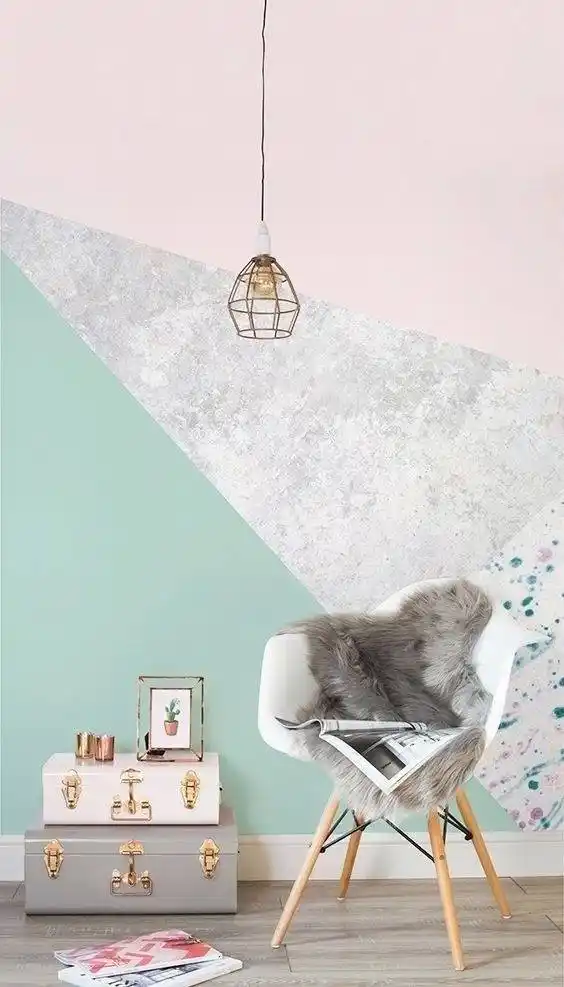 空间感的几何墙面