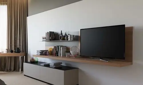 宜家家居简易电视墙图片