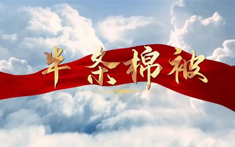 半条棉被-红色故事主题演讲经典朗诵配乐背景视频3分53