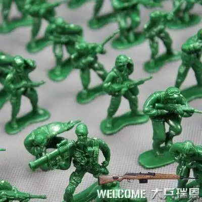 玩具兵人简笔画