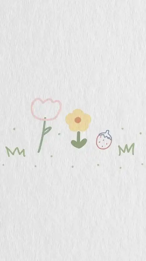 壁纸一波清新的聊天背景图