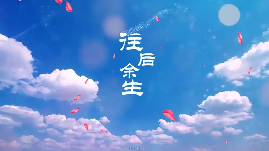 歌曲往后余生led演出大屏视频背景