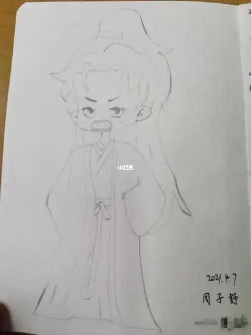 山河令周子舒简笔画