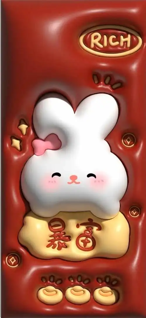 新年款!可爱到爆炸的膨胀壁纸,你又该换壁纸了