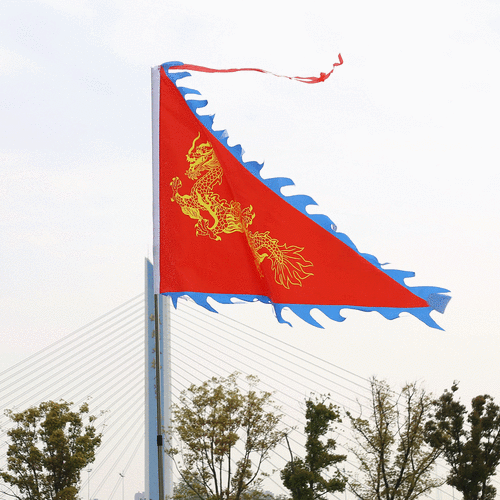 南通传统端午龙舟船仿古蒙古八秦汉唐宋元明清朝代战复古剧组旗帜