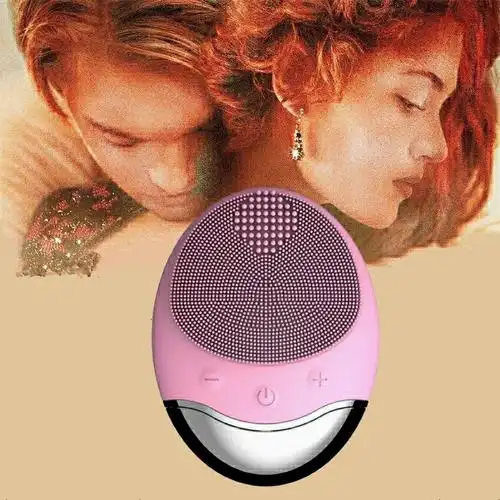 洁面超声波震动按摩油脂离子导入男女护肤竹炭洗脸仪