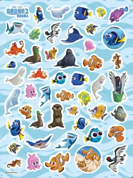 迪士尼故事大礼包-海底总动员(故事 涂色 游戏 拼读 贴纸)