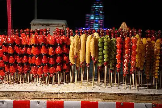 哈尔滨的各种冰糖葫芦串儿