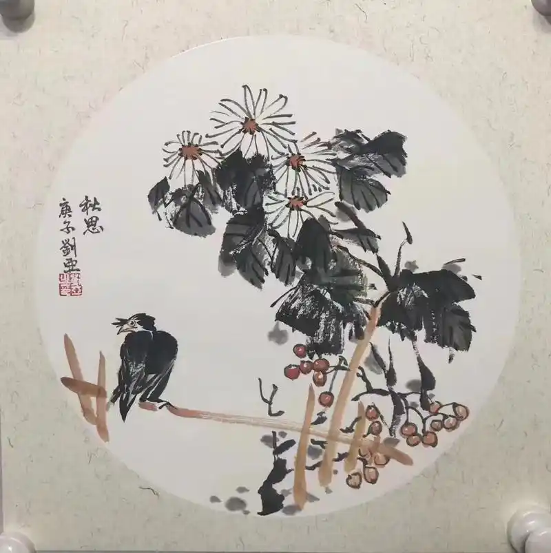 写意花鸟  小品花鸟来一波#国画花鸟 #世界读书日一起来阅 - 抖音