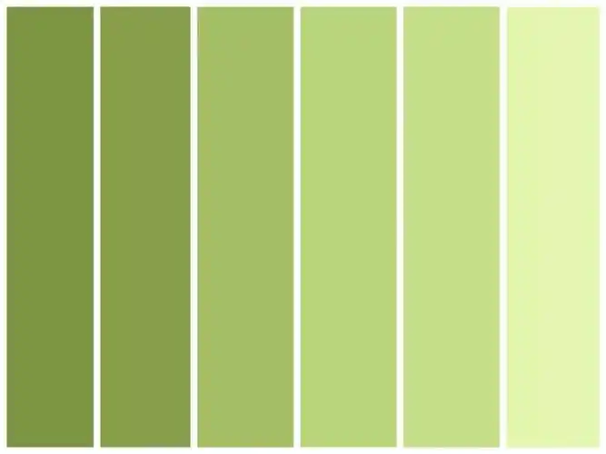 绿色系列的颜色名称 绿色系色卡及颜色名称-图片大观-奇异网