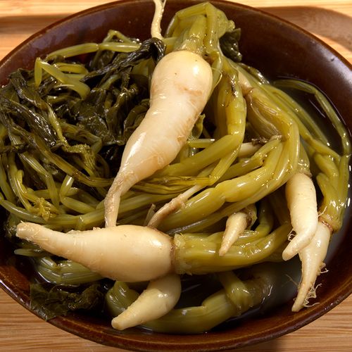 贵州特产毕节农家手工自制食盐正宗萝卜酸菜腌制