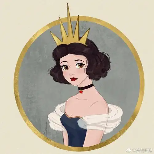 迪士尼乐园· 迪士尼|高贵的迪士尼公主头像 复古头像任君选择 67