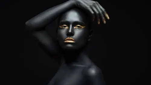 壁纸 黑色风格的女孩,艺术摄影 3840x2160 uhd 4k 高清壁纸, 图片