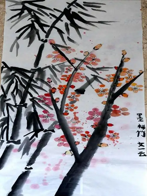 花鸟四级优秀作品-四级-花鸟 - 成都美术考级网-中国美术学院考级中心
