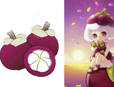 当水果拟人后,草莓是呆萌萝莉,火龙果御姐范十足_水蜜桃_果肉_猕猴桃