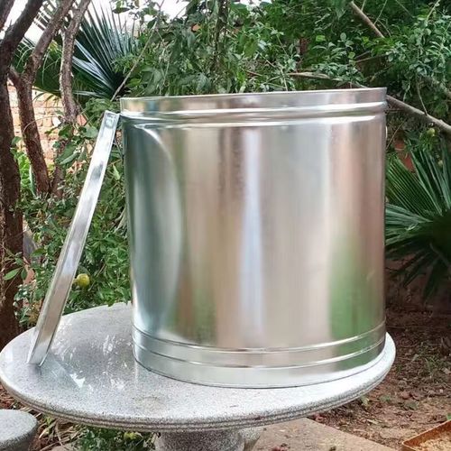 天颛粮仓 家用 储粮仓不锈钢隔热大型加厚粮食储存仓金属加固小麦储存