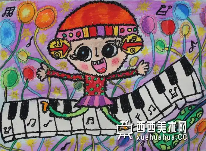 优秀儿童获奖科幻画《奇妙的音乐记忆帽》赏析