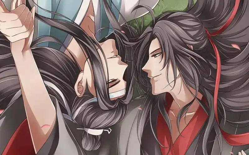 【最后一更】魔道祖师魏无羡蓝忘机上色过程