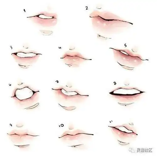 【绘画素材】69一些偏写实厚涂风的人物嘴唇画法参考!_手机搜狐网