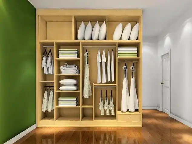 衣柜侧面隔层收纳图片:衣柜侧面如何装饰?